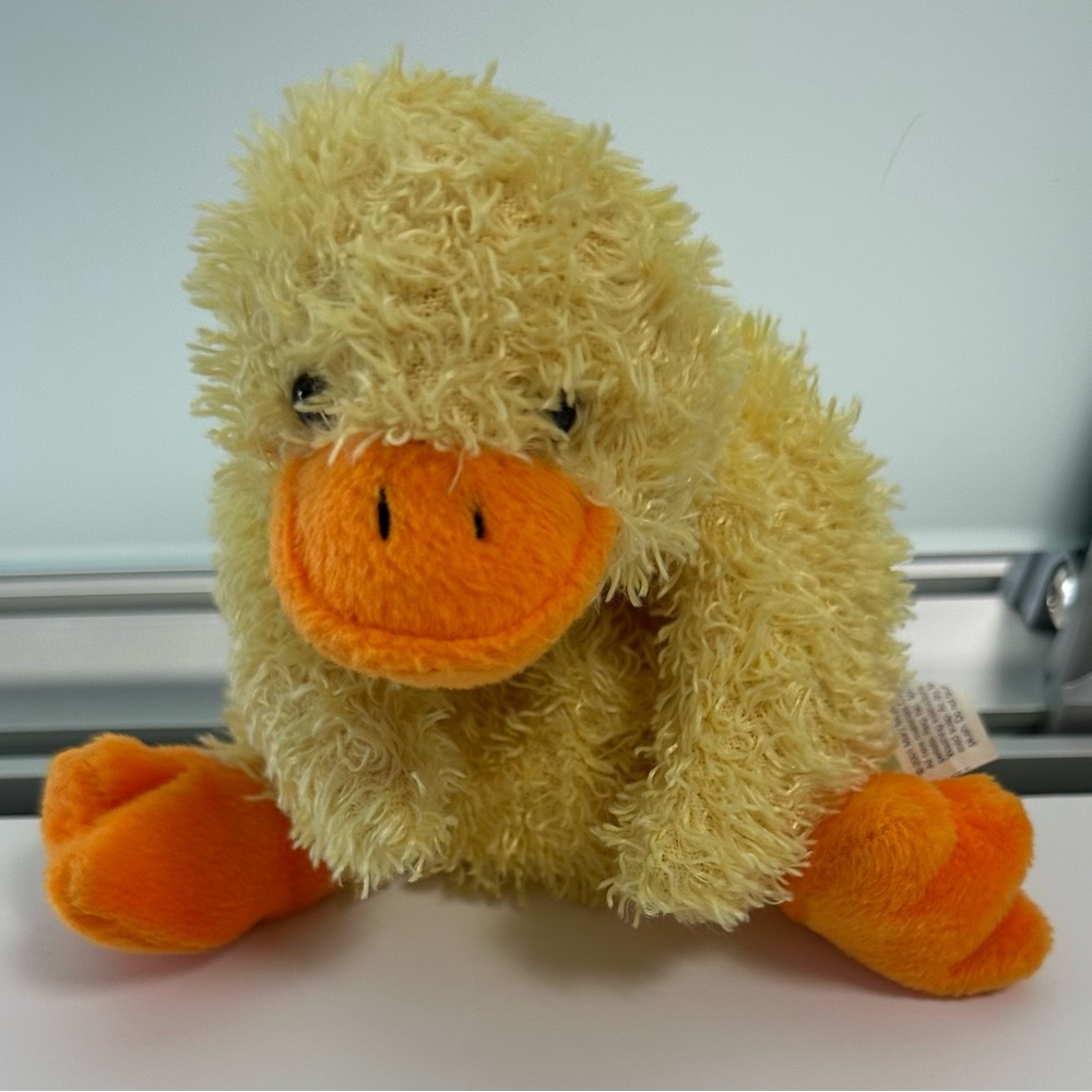 ‼️3 for $30 - Mary Meyer Vintage Yellow Duck Plush Stuffed Animal Toy early 2000